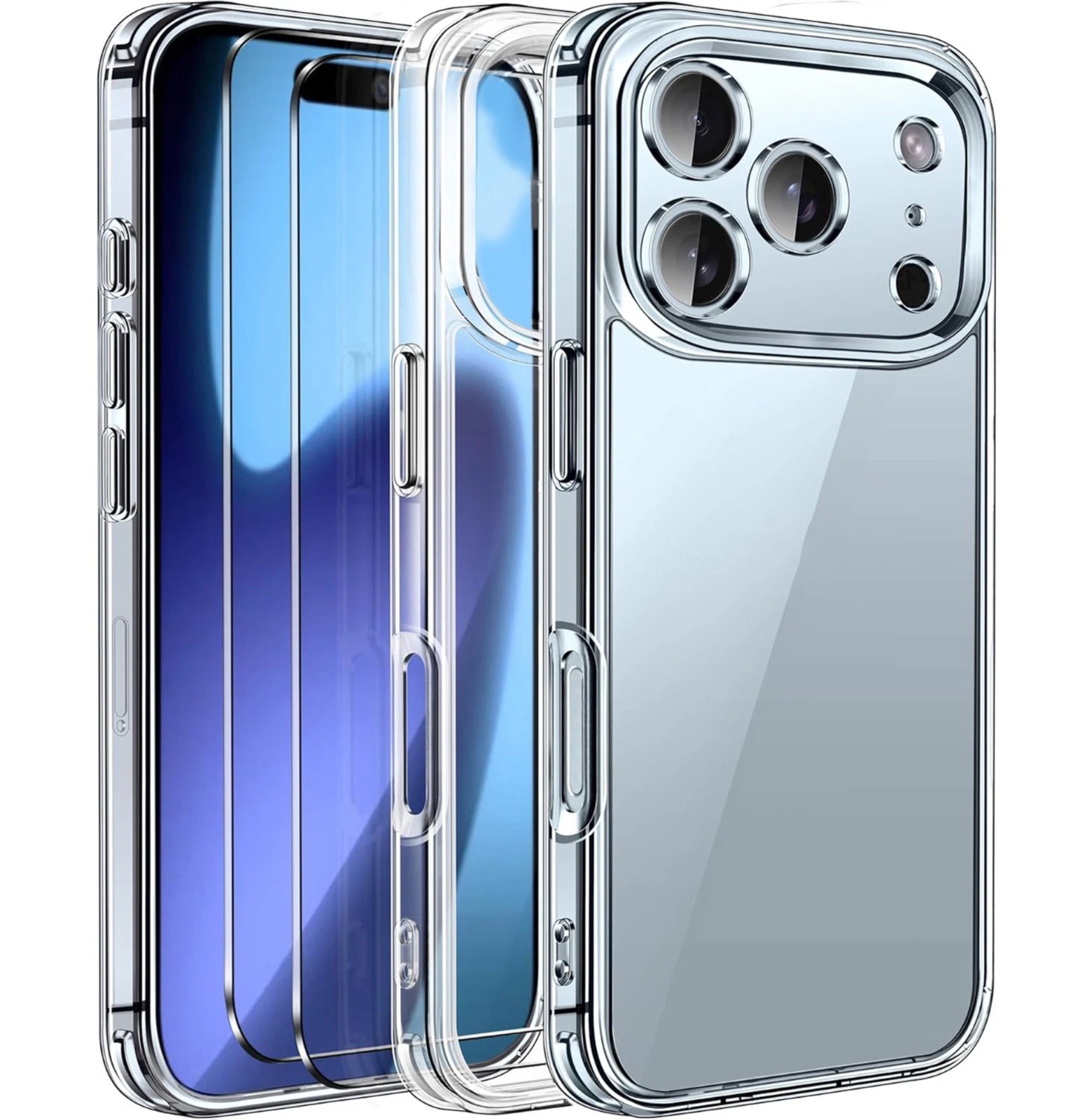 Gorilla Clear Case Back Cover For Iphone 17 Series Shock Proof 2Mm Thickness“ Premium Quality, Stylish & Durable Protective Case